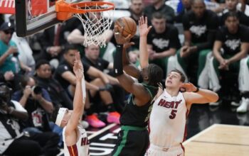 Celtics lick their wounds with spanking in Miami